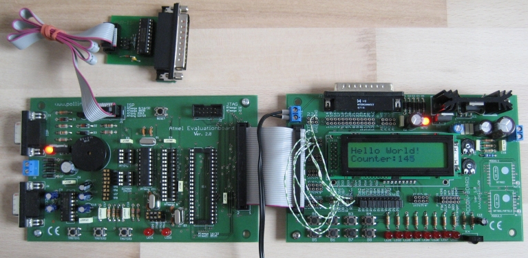 atmel evaluations-board version 2.0.1